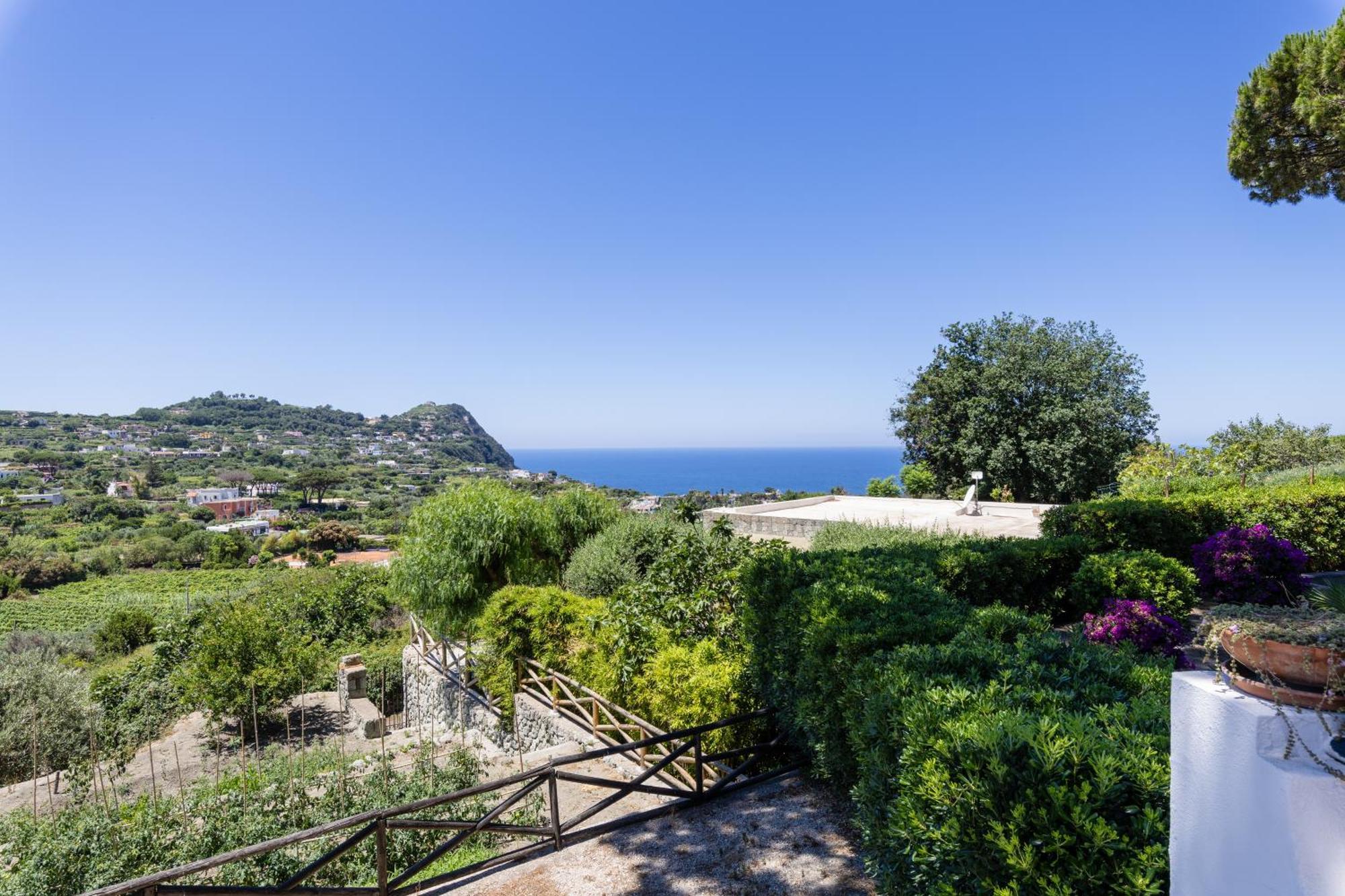 Villetta Con Giardino Esclusivo Di 1000 Mq, Piscina, Tennis, Calcio, Bocce Forio  Luaran gambar